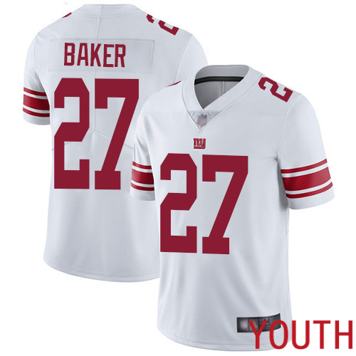 Youth New York Giants 27 Deandre Baker White Vapor Untouchable Limited Player Football NFL Jersey